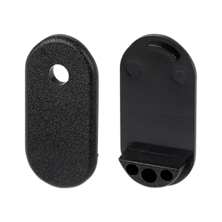 Комплект заглушек WARDROBE-1530 BLACK (Arlight, Пластик)