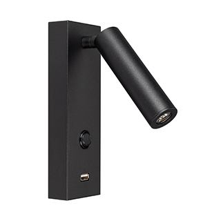 Светильник SP-BED-CHARGE-S60x125-3W Warm3000 (BK, 20 deg, 230V) (Arlight, IP20 Металл, 3 года)