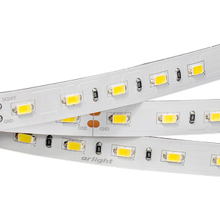 Лента ULTRA-5000 24V White6000 2x (5630, 300 LED, LUX) (Arlight, 30 Вт/м, IP20)