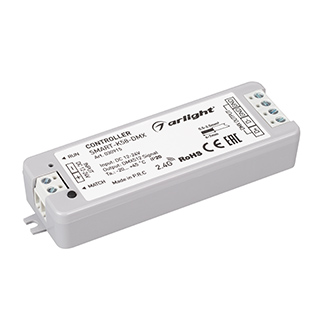 Контроллер SMART-K58-DMX (12-24V, 2.4G) (Arlight, IP20 Пластик, 5 лет)