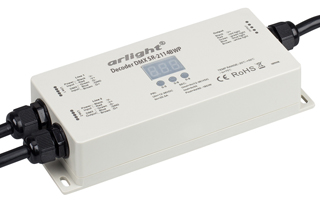 Декодер DMX SR-2114BWP (12-36V, 4x700mA) (Arlight, IP67 Пластик, 3 года)