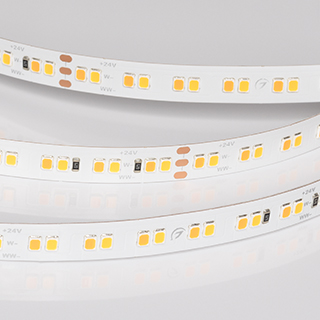 Лента UL-A160-10mm 24V Warm-MIX (15 W/m, IP20, 5m) (Arlight, Изменяемая ЦТ)