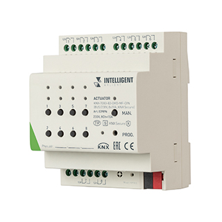 INTELLIGENT ARLIGHT Актуатор KNX-7083-82-DRO-MF-DIN (BUS/230V, 8x10А, KNX Secure)  (IARL, IP20 Пластик, 2 года)