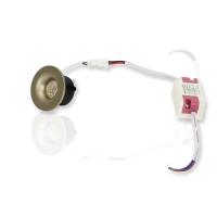 Светодиодный светильник Spotlight AR52 bronze (3W, Warm White)