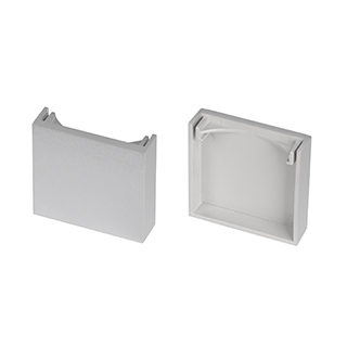 Заглушка LINE-3535-BENT-SIDE глухая (Arlight, Пластик)