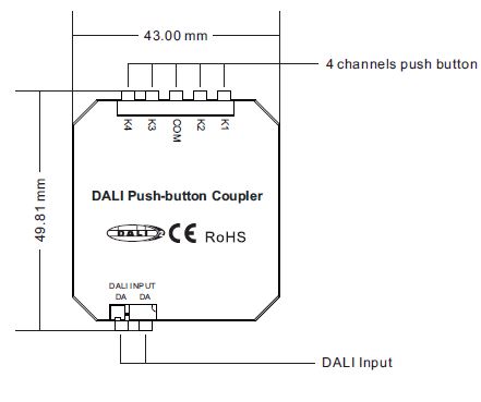 INTELLIGENT ARLIGHT Конвертер DALI-309-4-D2-IN (DALI-BUS, Free purpose) (IARL, Пластик)