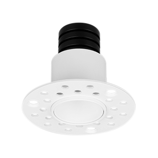 Светильник MS-INVISIO-TRIMLESS-R35-5W Warm3000 (WH-WH, 36 deg, 230V) (Arlight, IP54 Металл, 5 лет)