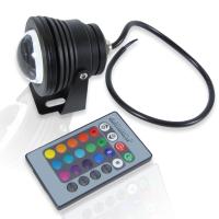 Светодиодный прожектор RB10RGB+IR REM CONTROL (10W, 12V, RGB)