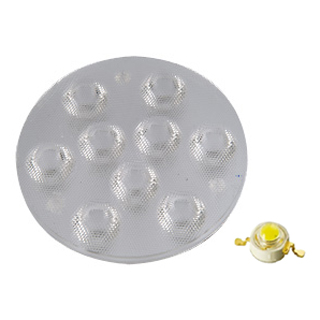 Блок линз 9B45DF (45°, 9X Emitter) (Turlens, -)