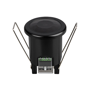 Датчик движения NAVE-PIR-BUILT-R50-400W-BK (230V, 0.6A, MINI, IP20) (Arlight, Пластик, 5 лет)