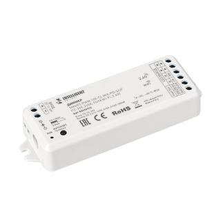 INTELLIGENT ARLIGHT Диммер SMART-PWM-102-72-MIX-PD-SUF (12-36V, 2x5A, TUYA Wi-Fi, 2.4G) (IARL, IP20 Пластик, 5 лет)