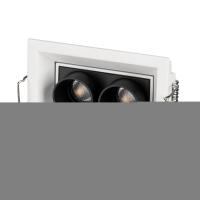 Светильник MS-ORIENT-BUILT-TURN-TC-S67x90-5W Warm3000 (WH-BK, 30 deg, 230V) (Arlight, IP20 Металл, 5 лет)