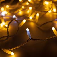 Светодиодная гирлянда ARD-STRING-CLASSIC-10000-WHITE-100LED-MILK-FLASH Warm (230V, 7W) (Ardecoled, IP65)