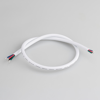 Провод питания ARL-MOONLIGHT-20AWG-4W-D6-CU-500 White (Arlight, Закрытый)