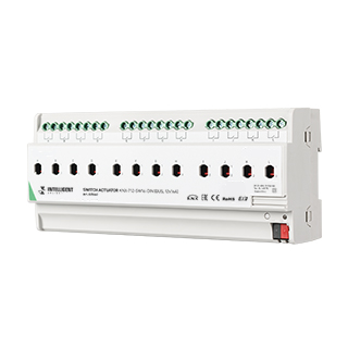 INTELLIGENT ARLIGHT Релейный модуль KNX-712-SW16-DIN (BUS, 12x16A) (Arlight, -)