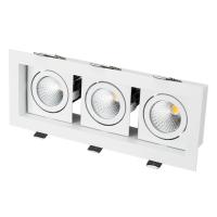 Светильник CL-KARDAN-S260x102-3x9W Warm (WH, 38 deg) (Arlight, IP20 Металл, 3 года)