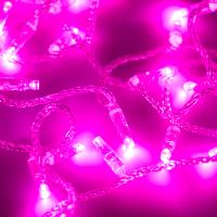 Светодиодная гирлянда ARD-STRING-CLASSIC-10000-CLEAR-100LED-STD PINK (230V, 7W) (Ardecoled, IP65)