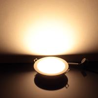 Светодиодный светильник  OM4 (220V, 6W, round D112mm, warm white)