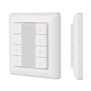 Панель Knob SR-KN9550K8-UP White (KNX, DIM) (Arlight, IP20 Пластик, 3 года)