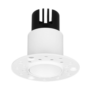 Светильник MS-INVISIO-TRIMLESS-R45-10W Warm3000 (WH-WH, 36 deg, 230V) (Arlight, IP54 Металл, 5 лет)