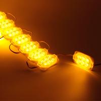 Светодиодный модуль 6 led 2835 MOD103 (12V, 1.2W, yellow, IP65)