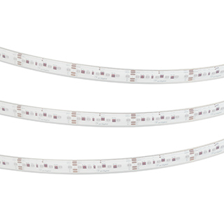 Лента герметичная DOT-PFS-X120-12mm 24V RGB (14 W/m, IP68, 5m) (Arlight, 5 лет)