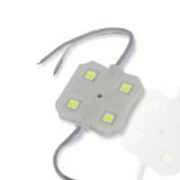 Светодиодный модуль квадратный 5050-4 (50Lm, 1,44W, 12V, Day White)