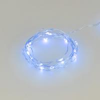 Светодиодная гирлянда ARD-DEW-HOME-2000-CLEAR-20LED-STD Blue (1.5V, Battery Pack, Cork) (Ardecoled, IP20)