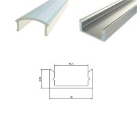 Алюминиевый профиль LC0716 209 (2000х16х7мм с рассеивателем)