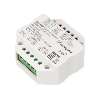 Диммер SMART-D5-DIM-IN (230V, 1A, TRIAC, 2.4G) (Arlight, IP20 Пластик, 5 лет)