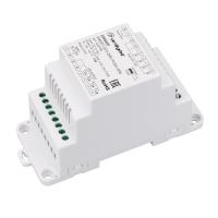 Диммер SMART-D23-DIM-PUSH-DIN (12-36V, 4x5A, 0/1-10V) (Arlight, IP20 Пластик, 5 лет)