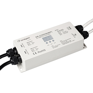 Декодер DMX SR-2102HSWP (230V, 3x1.66A) (Arlight, IP67 Пластик, 3 года)