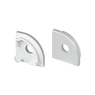 Заглушка SL-KANT-H16-S10 ROUND с отверстием (Arlight, Пластик)