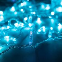 Светодиодная гирлянда ARD-STRING-CLASSIC-10000-CLEAR-100LED-FLASH Azure (230V, 7W) (Ardecoled, IP65)