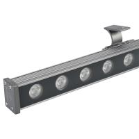 Светодиодный прожектор AR-LINE-1000M-24W-24V RGB (Grey, 30 deg, DMX512) (Arlight, Закрытый)