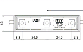 Модуль герметичный LFUP-3SW 12V Cool White (LED FOR YOU Co., Ltd., Закрытый)