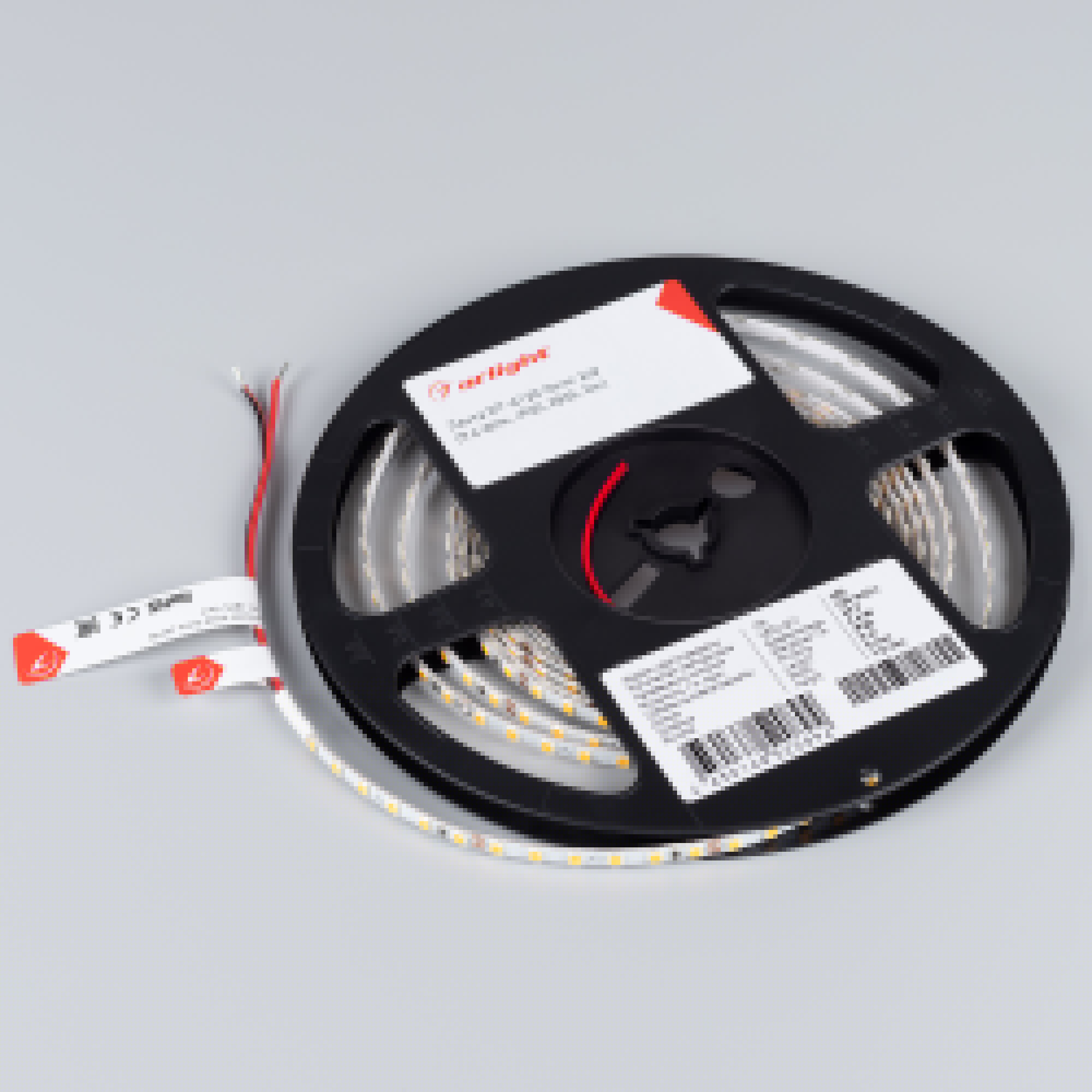 Лента RT-A120-5mm 24V Day4000 (9.6 W/m, IP20, 2835, 5m) (Arlight, узкая)