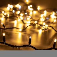 Светодиодная гирлянда ARD-STRING-PRO-10000-BLACK-100LED-FLASH WARM (230V, 7W) (Ardecoled, IP65)