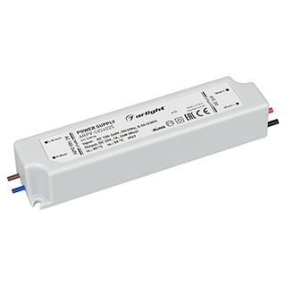 Блок питания ARPV-LV24025 (24V, 1.0A, 24W) (Arlight, IP67 Пластик, 2 года)