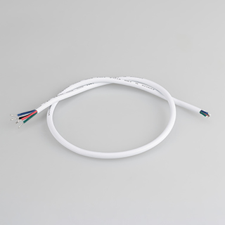 Провод питания ARL-MOONLIGHT-20AWG-4W-D4.5-CU-500 White (Arlight, Закрытый)