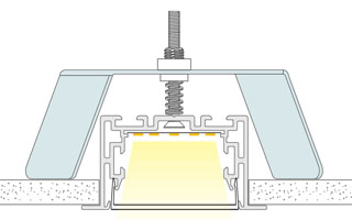 Держатель S2-LINIA69-F Set (Arlight, Металл)