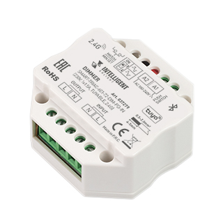 INTELLIGENT ARLIGHT Диммер SMART-TRIAC-601-72-DIM-PD-IN (230V, 1x1.5A, TUYA BLE, 2.4G) (IARL, IP20 Пластик, 5 лет)