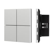 INTELLIGENT ARLIGHT Кнопочная панель KNX-304-23-IN Silver (BUS, Frameless) (IARL, IP20 Металл, 2 года)