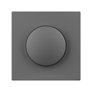 Лицевая панель светорегулятора PNL-NOBE-FB-SFPL-GR  (Arlight, Серый базальт)