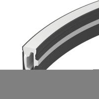 Силиконовый профиль WPH-FLEX-0612-SIDE-S8-5m BLACK (Arlight, Силикон)
