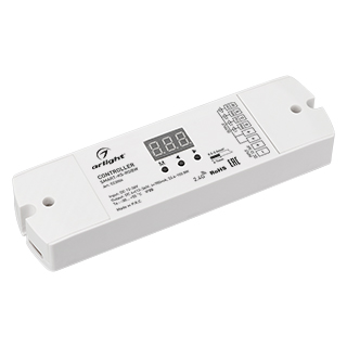 Контроллер тока SMART-K5-RGBW (12-36V, 4x700mA, 2.4G) (Arlight, IP20 Пластик, 5 лет)