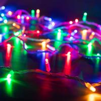 Светодиодная гирлянда ARD-STRING-CLASSIC-10000-WHITE-100LED-LIVE RGB (230V, 7W) (Ardecoled, IP65)