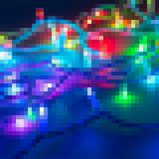 Светодиодная гирлянда ARD-STRING-PRO-10000-WHITE-95LED-LIVE RGBW-DMX (24V, 10W) (Ardecoled, IP65)