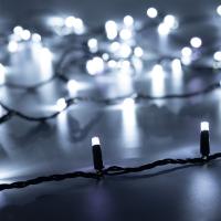 Светодиодная гирлянда ARD-STRING-CLASSIC-10000-BLACK-100LED-STD WHITE (230V, 7W) (Ardecoled, IP65)