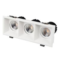 Светильник MS-FLOW-BUILT-S230x85-3x12W Warm3000 (WH, 55 deg, 230V) (Arlight, IP20 Металл, 5 лет)
